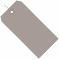 Bsc Preferred 6 1/4 x 3 1/8'' Gray 13 Pt. Shipping Tags - Pre-Wired, 1000PK S-2416GRPW